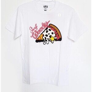T-shirt Uniqlo UT x Disney Pixar Toy Story Sheriff Woody Pizza Neuf XS Halloween